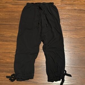 Lulus Lightweight Ankle Pants, Black, size S